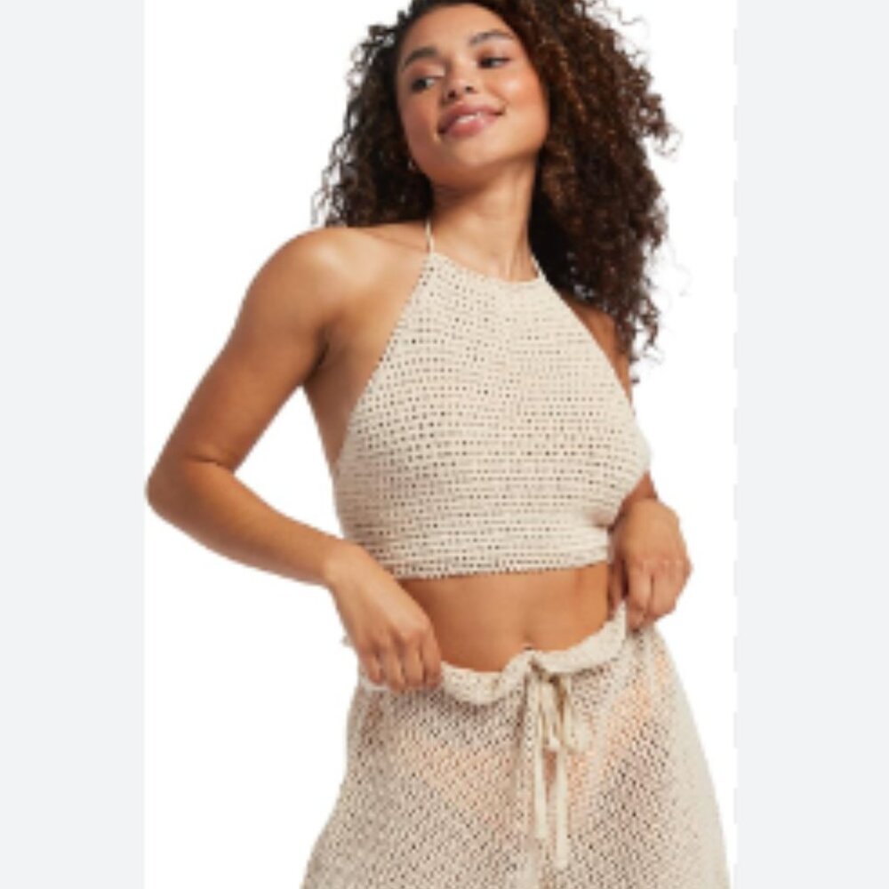 ⚽️🏆3DAYSALE🏆⚽️Roxy Daydreamer Cropped Knit Halter Top